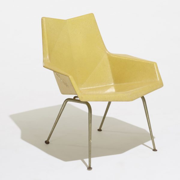 Faceted chair by Paul McCobb for Minnesota Mining